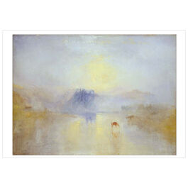 JMW Turner Norham Castle, Sunrise shelf print